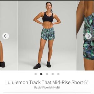 Lululemon Track That Mid-Rise Short 5"
Rapid Flourish Multi Size 8